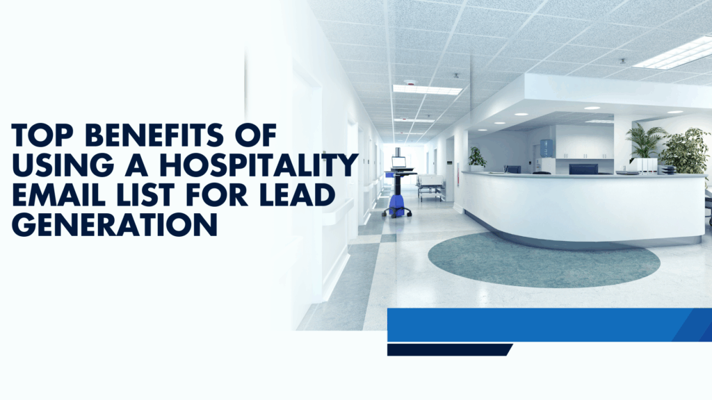 Hospitality email list