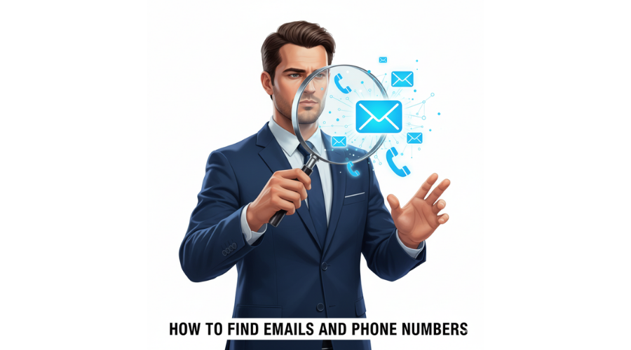 emails and phone numbers
