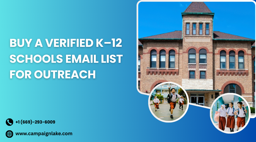 k-12 schools email list