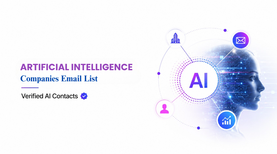 Artificial Intelligence Companies Email List